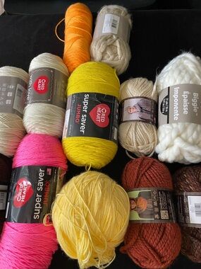 Mixed Yarns Super Saver Jumbo & Regular $2.00 a Skein
